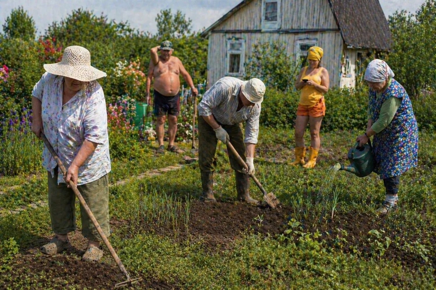 Как по одежде в огороде понять, что за человек: шуточная классификация дачников