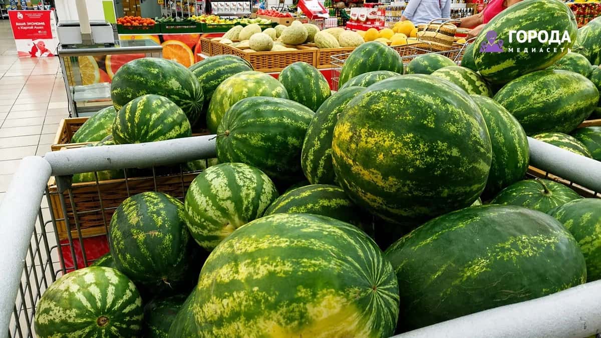 В Екатеринбург поступила первая партия арбузов из Китая в 2026 году