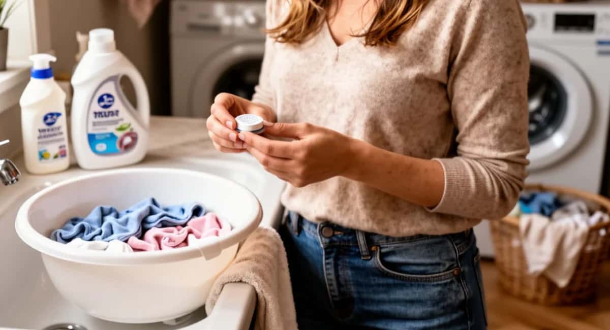 Перестала покупать дорогие пятновыводители: теперь замачиваю бельё в одной таблетке — даже застарелые пятна уходят за час
