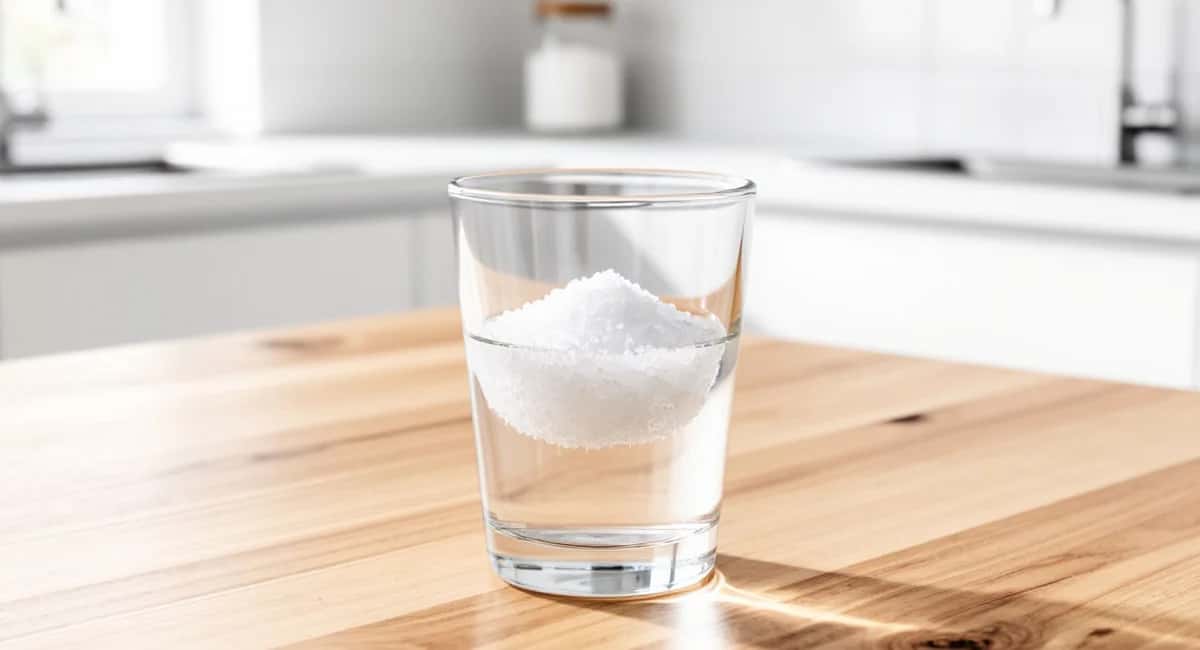 Всего на 1 сутки оставила стакан с уксусом и солью. А зашла будто в новую квартиру, да и разум стал чище — секрет идеальной чистки