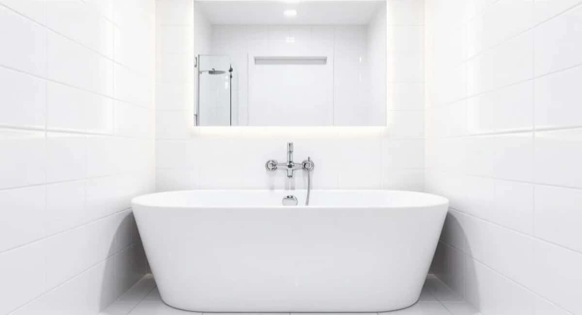 1 стакан на стенки — и ванна чище первого снега: ни налета, ни ржавчины — ослепительная чистота