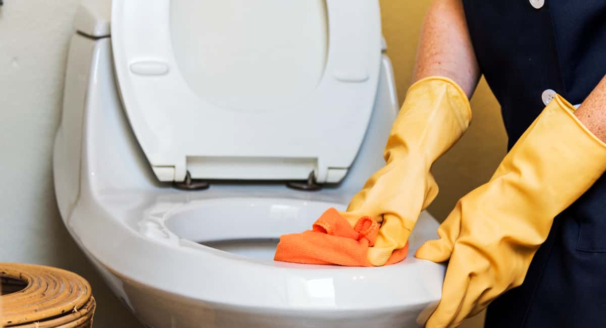 Дно унитаза отмыла на раз — даже ершик не трогала: заливаем и смываем — налет сам уползает в трубу