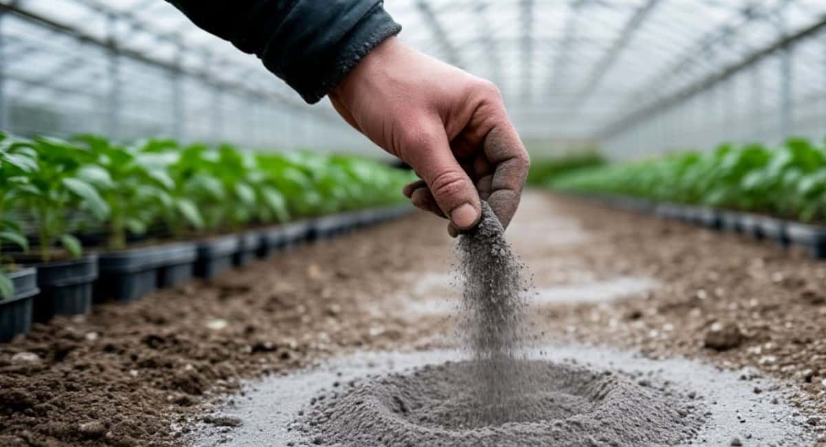 В конце февраля присыпаю грядки в теплице 1 стаканом «порошка» — за месяц почва сама оздоравливается