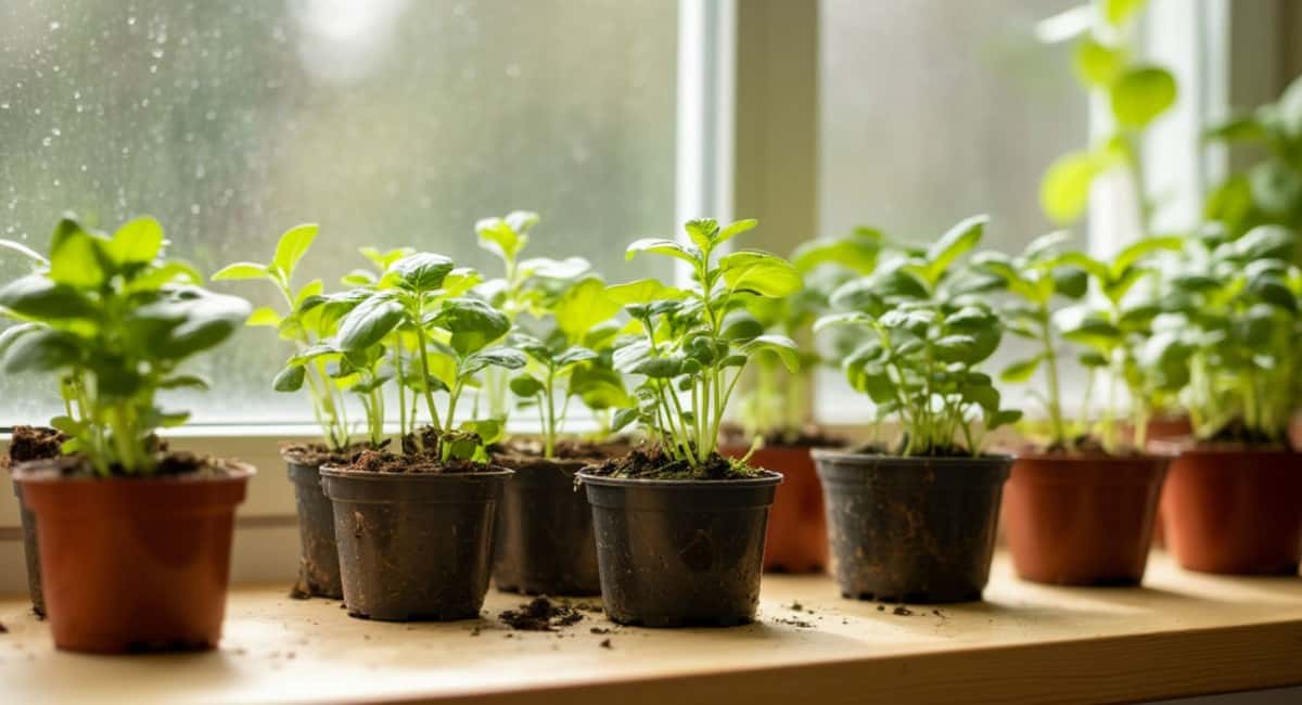1 чайная ложка на литр воды — и рассада перцев толще пальца: коренастые "дубки" на подоконнике