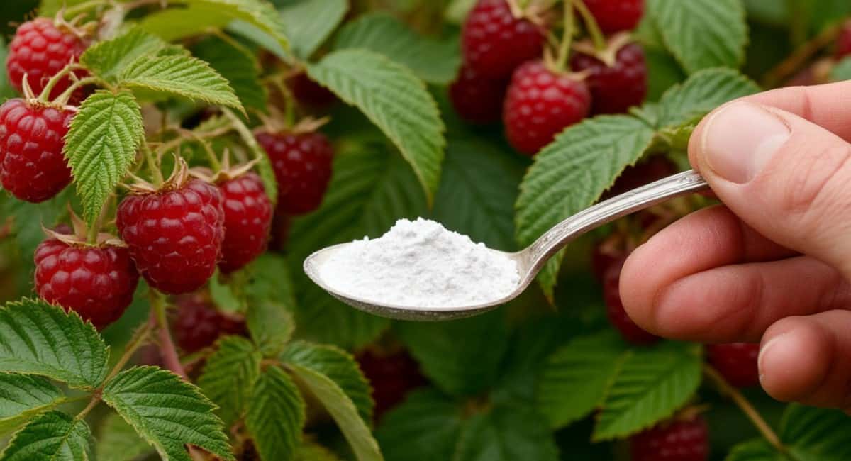 2 ложки на 10 литров — и малина размером с сливу: урожай собирают ведрами до заморозков