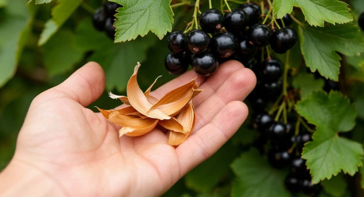 1 охапку под каждый куст — и смородина усыпана крупными ягодами: ни одного пустоцвета