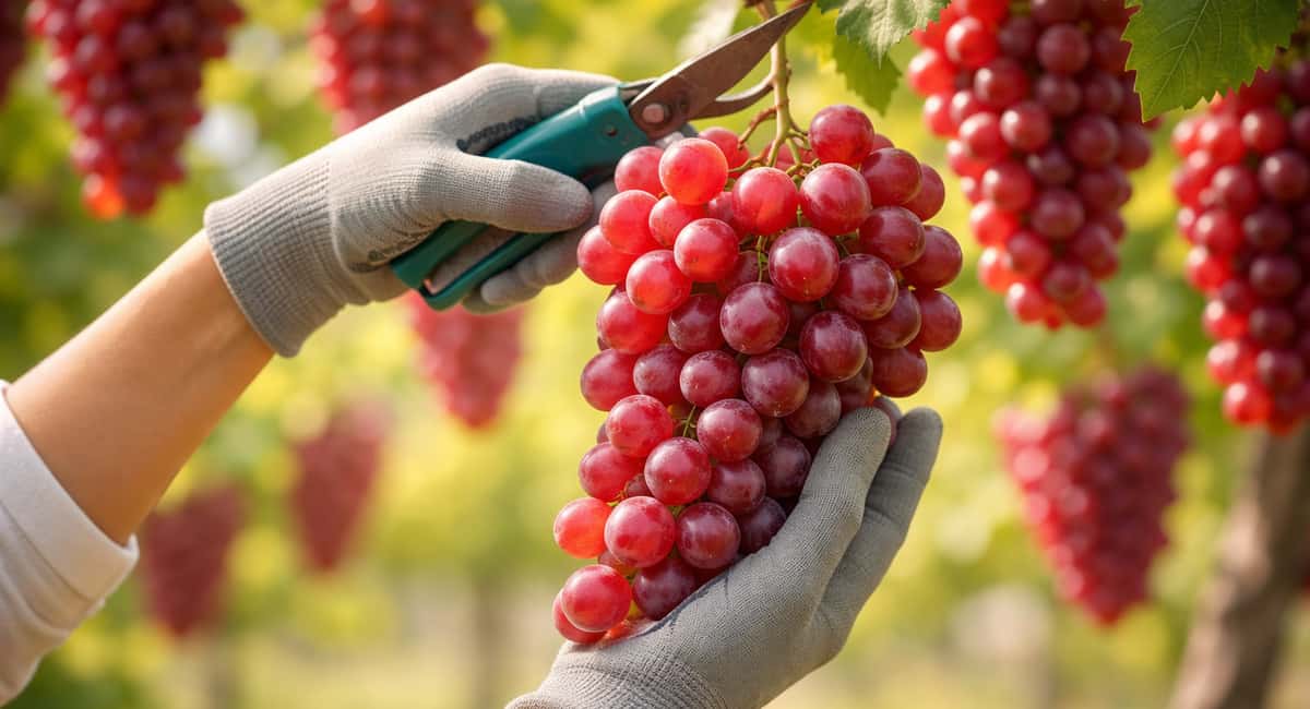 3 ложки под куст после 20 марта — и виноград наливается сахаром: гроздья тяжелые, как гирлянды