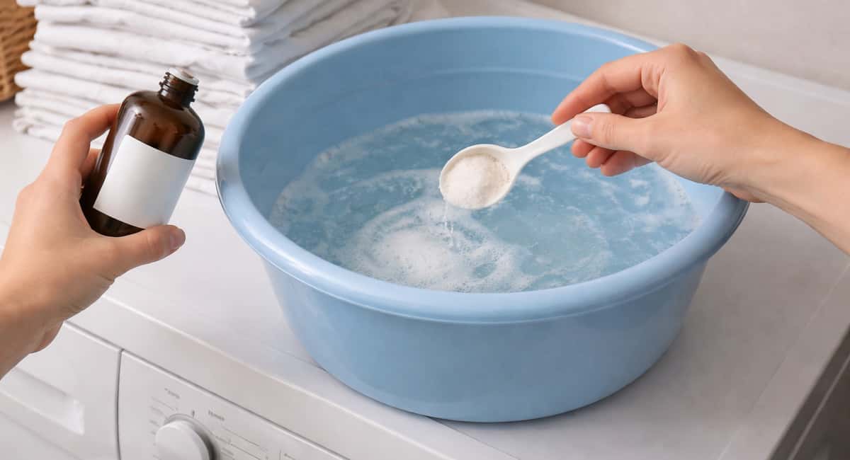 Развожу 2 ложки в тазу — и застиранное постельное белье становится ярче нового: даже детские пятна выводит
