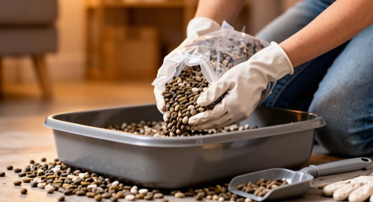 Сыплю 1 горсть в лоток — и запах кошачьей мочи исчезает навсегда: даже старый пластик не воняет