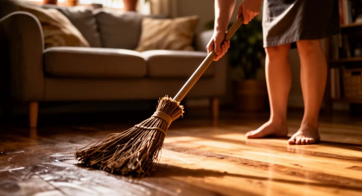 Китайский метод «сухой веник» — и пыль не поднимается в воздух: убираюсь без аллергии за 5 минут