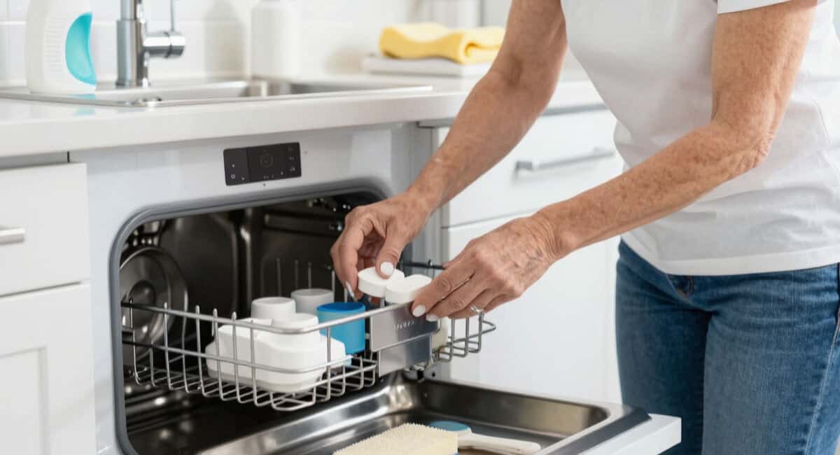 Бросаю 2 таблетки в посудомойку вместе с порошком — и стекла сияют без разводов: даже старый налет с хрусталя исчезает за 1 цикл