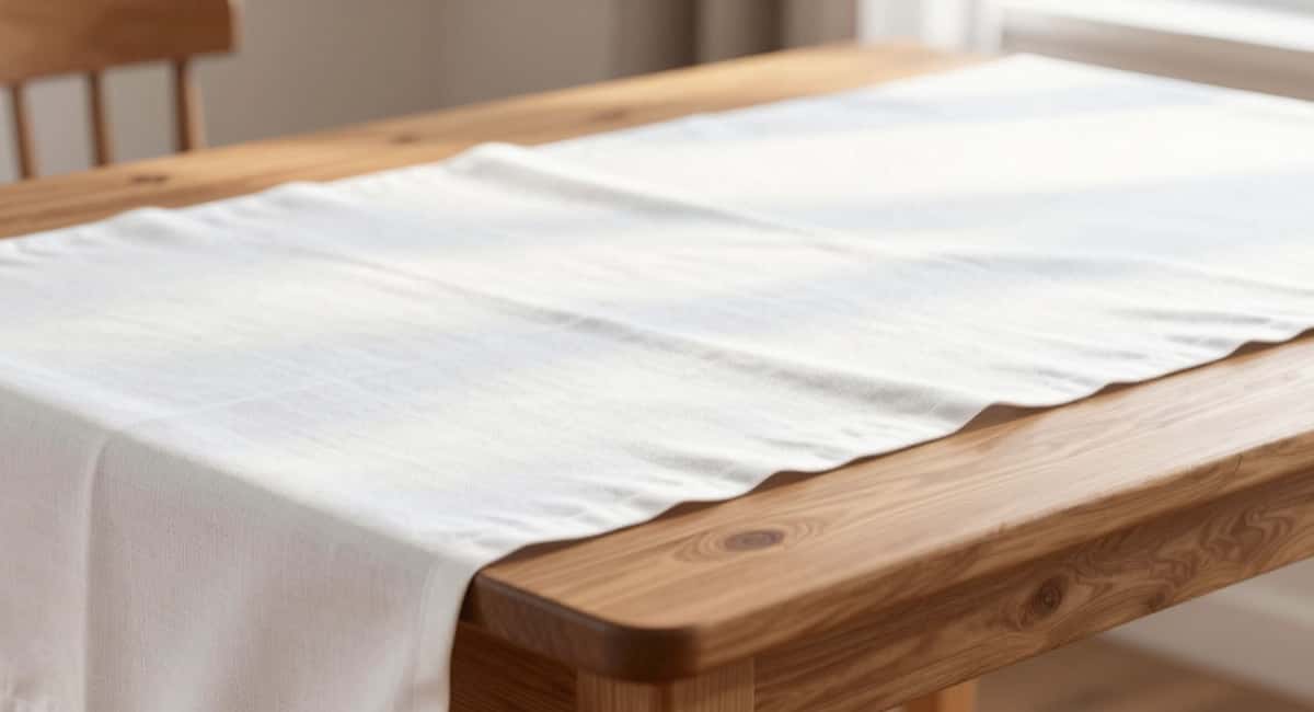 Такие скатерти — прошлый век: клеёнка и вышивка ушли — что стелют на стол те, кто ценит стиль