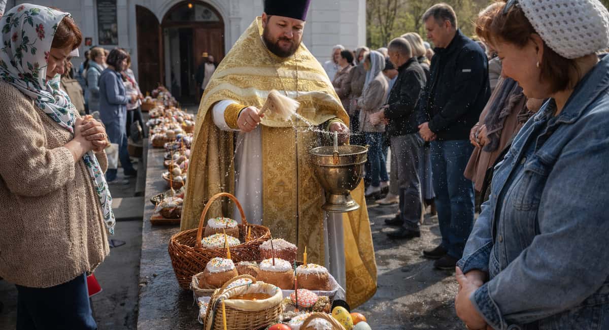 Батюшка объяснил, когда лучше всего освящать пасхальные корзины — чтобы благодать пришла в дом