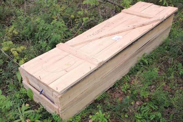 В Каменске-Уральском в лесополосе обнаружен металлический ящик, похожий на гроб