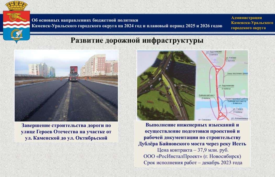 Обнародовали итоговый проект и схему дублера Байновского моста в Каменске-Уральском