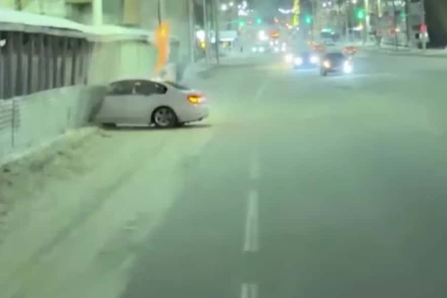 Уфимские блогеры врезались в стену на «BMW», пока снимали новое видео