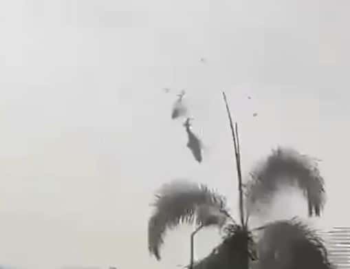 «Погибло не менее 10 человек»: в Малайзии столкнулись 2 военных вертолёта