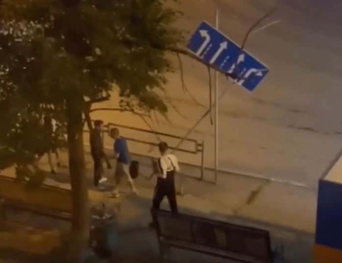 Ночью в Каменске-Уральском дебоширы сломали дорожный знак