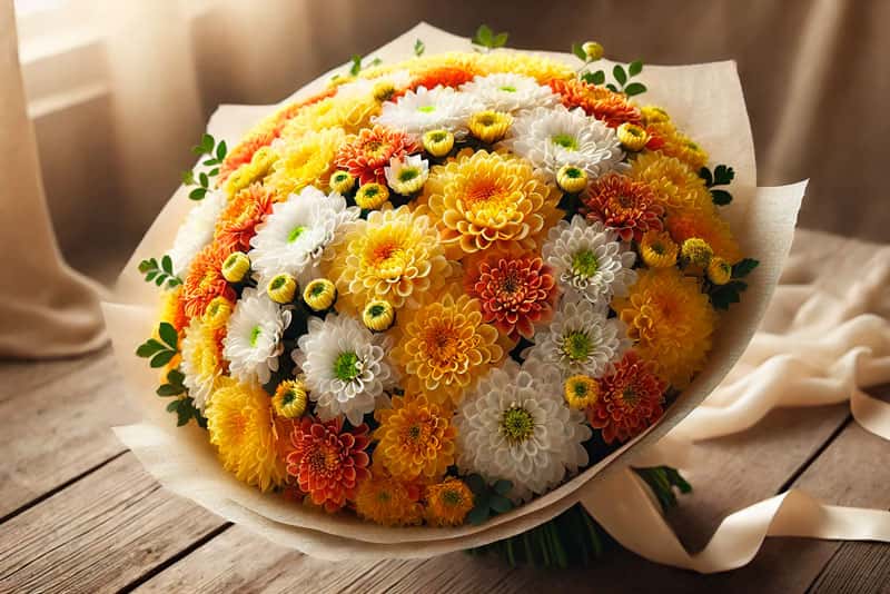 Хризантемы во Владивостоке: красота и доступность на заказ