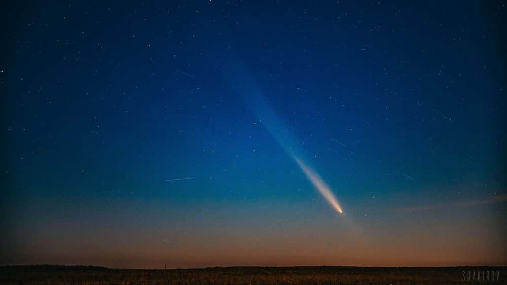 В Каменске-Уральском увидели самую яркую комету десятилетия. Фото