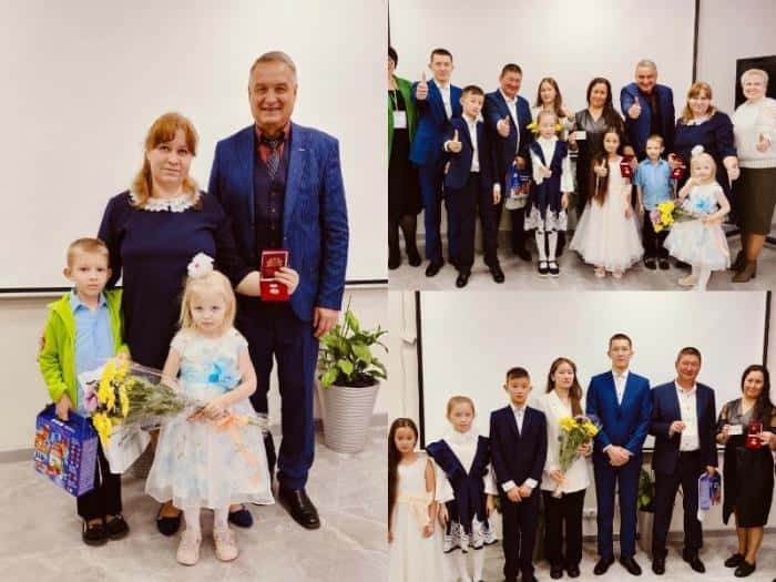 Две многодетные матери из Каменска-Уральского получили знак «Материнская доблесть»