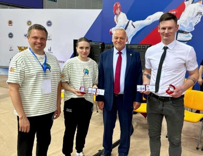 Тхэквондисты из Каменска-Уральского Андрей Кресс и Ольга Грибанова получили высокие звания 