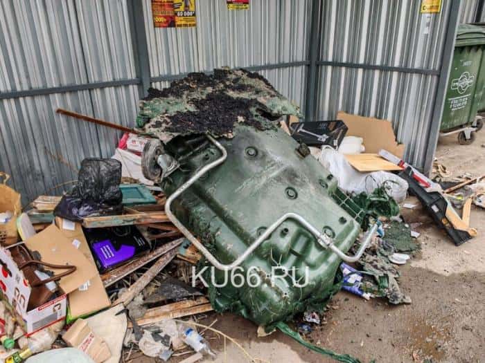 Таинственный поджигатель мусорных контейнеров терроризирует Каменск-Уральский