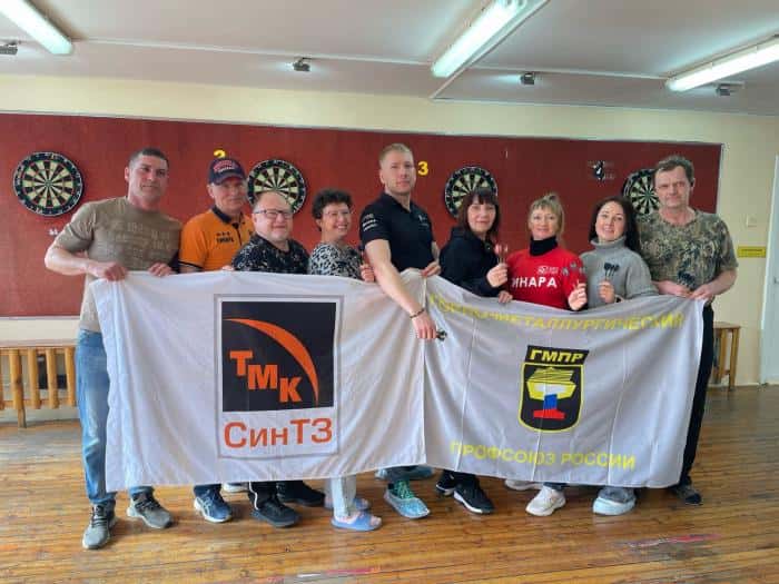 Команда СинТЗ заняла четвертое место на турнире по дартсу