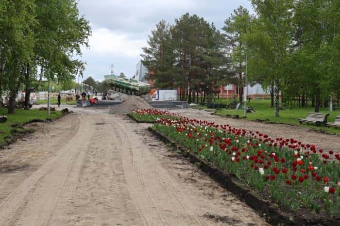 Старые деревья уйдут, новые символы останутся: в Каменске-Уральском продолжается реализация проекта благоустройства Аллеи Славы