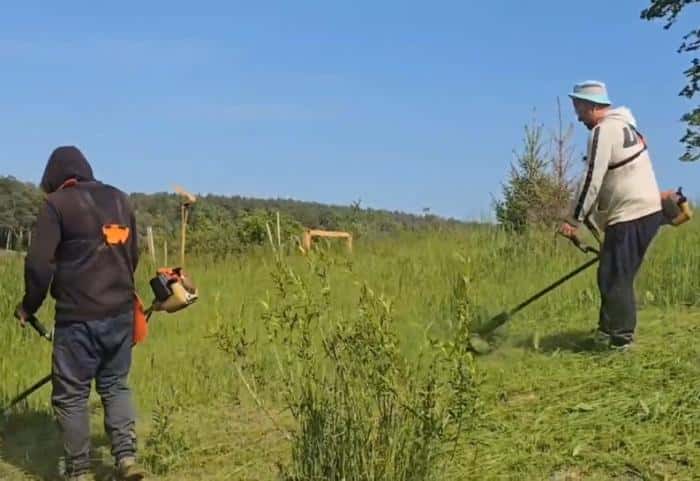 В Каменске-Уральском не прекращают косить траву — работы идут без выходных