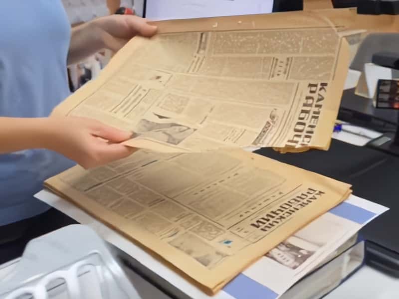 В Пушкинской библиотеке Каменска-Уральского оцифровали весь архив газеты 'Каменский рабочий' за 1967 год