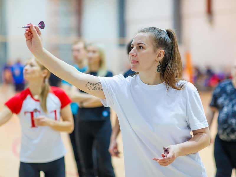 На СинТЗ прошли Рождественские турниры по дартсу, волейболу и бильярду