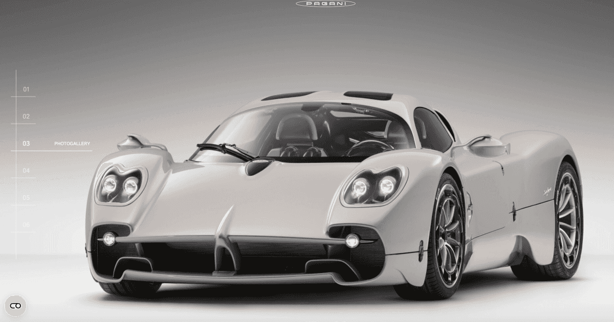 В Екатеринбурге заметили гиперкар Pagani Utopia стоимостью 550 миллионов рублей