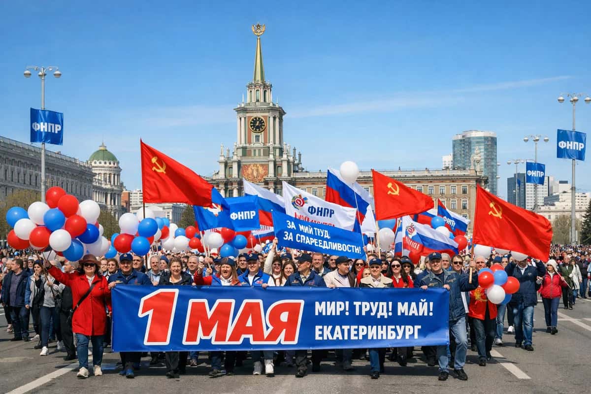 В Екатеринбурге отменили первомайскую демонстрацию и проведут митинг на стадионе