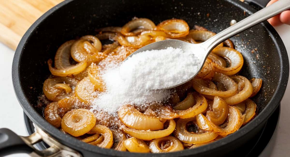 Теперь всегда добавлю щепотку соды на сковороду: узнала, зачем повара добавляют ее к луку и что из этого получается