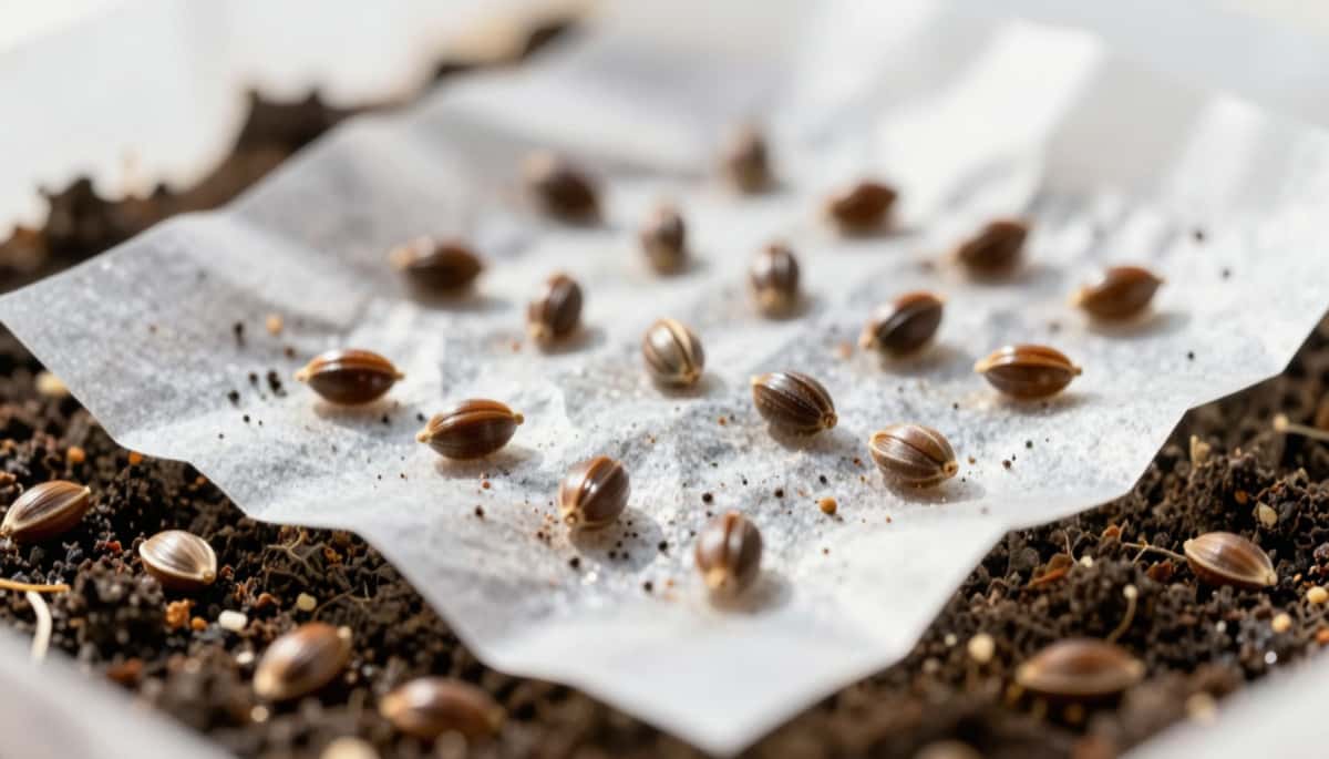 Сею лук по "бумажному методу": семена ложатся на одну глубину — впервые на рассаде ни одной "шапочки"