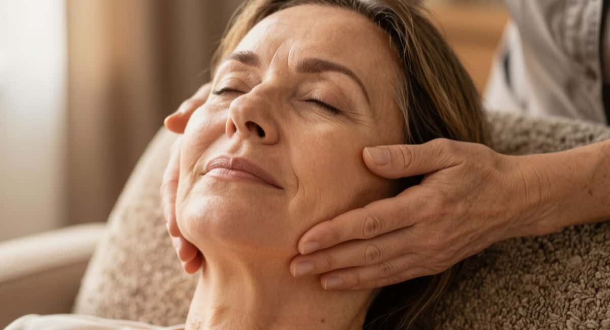 Особая техника массажа лица скроет второй подбородок — идеальное решение для женщин после 45