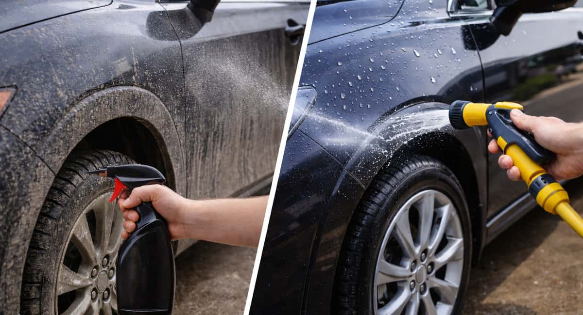 Весной мыть машину на мойке — деньги на ветер: 1 состав, и кузов блестит как после полировки