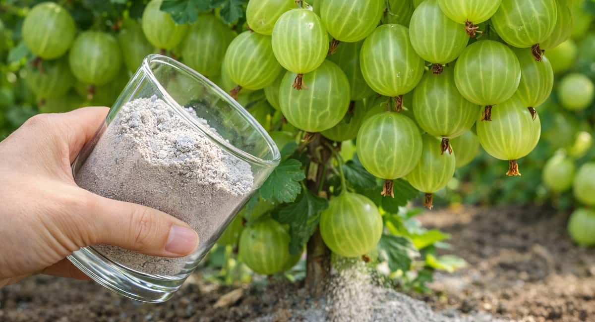 Сыплю 1 стакан под крыжовник после цветения — и ягоды наливаются мёдом: размером с крупный виноград, трескаются от сладости