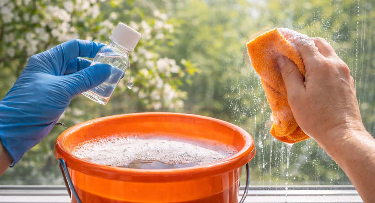 Весной добавляю 1 каплю в воду для мытья окон — и мухи не садятся, разводов нет до сентября