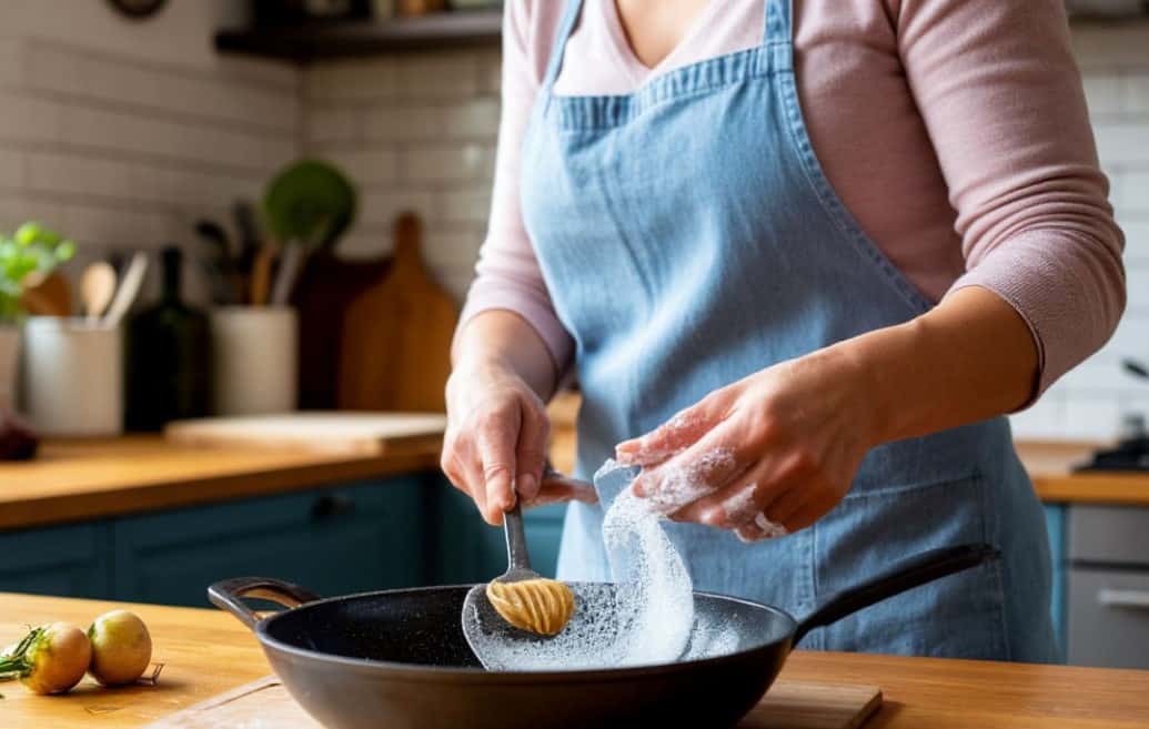 Не кипяток и не лимонка: чем содрать надоевший многолетний нагар со старой сковороды