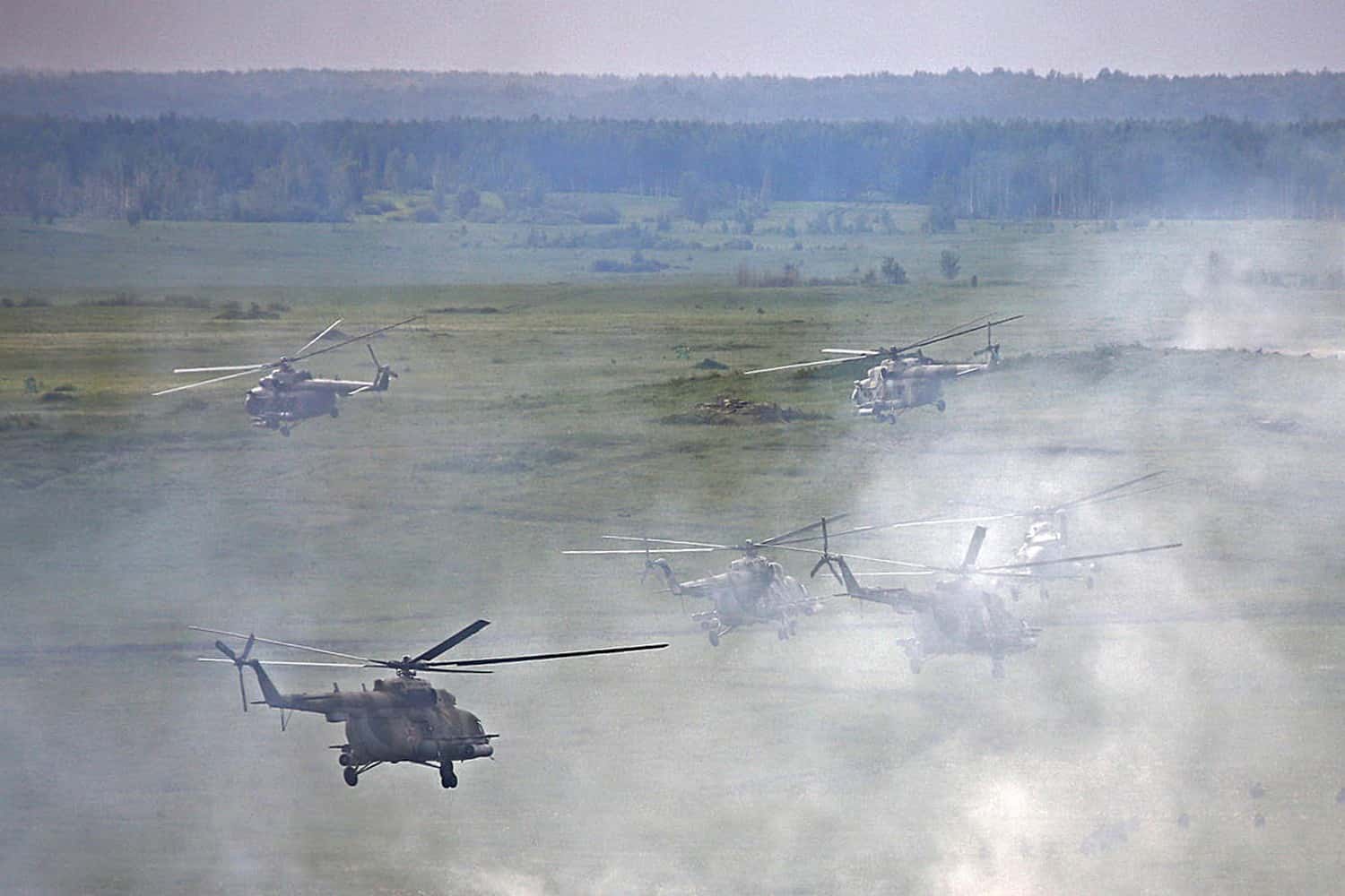 На Урале упал вертолёт Ми-8