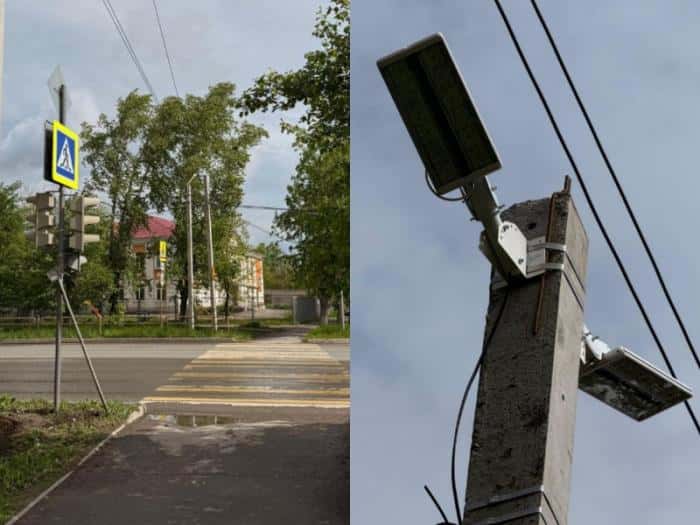 Новый светофор и светильники появились в Каменске-Уральском после ДТП