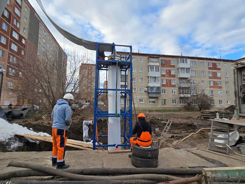 В Каменске-Уральском приступили к ремонту одного из главных трубопроводов протяжённостью 168 метров