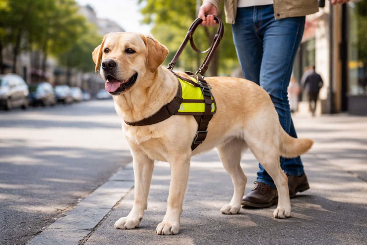 Инвалидам по зрению будут платить до 83,9 тыс. рублей на корм собак-проводников