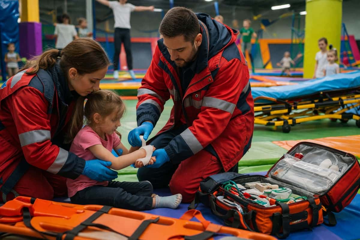 Девочке оторвало палец в батутном центре на Урале — что известно