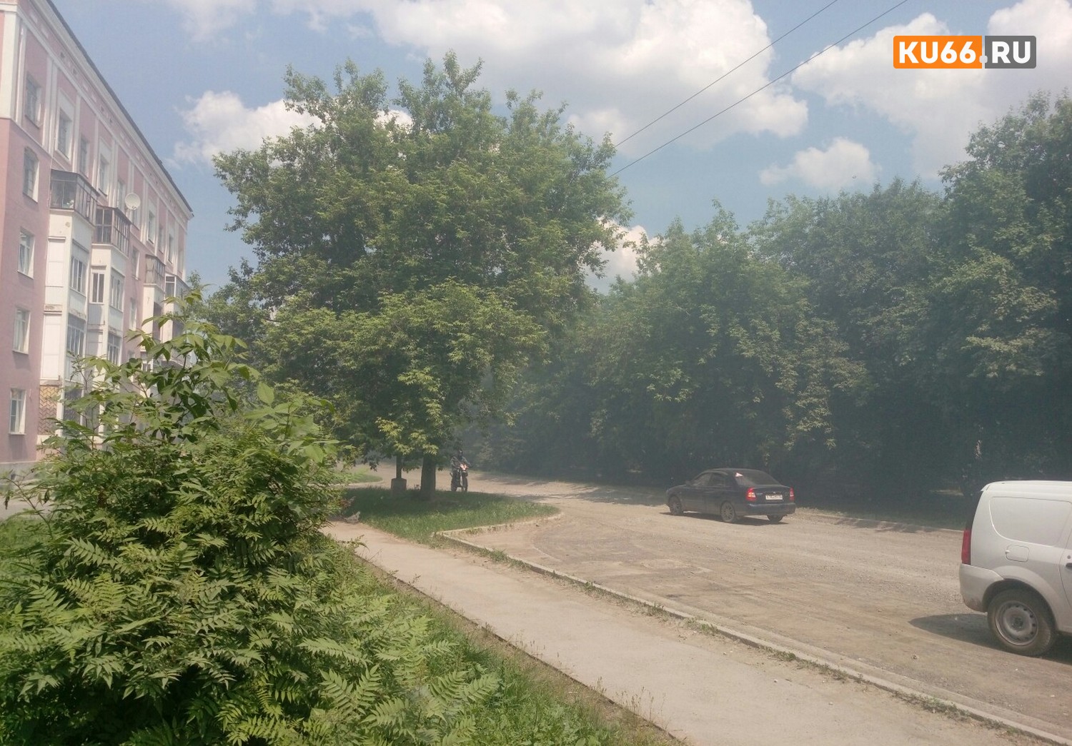 Хорошо горит! В Каменске-Уральском подростки жгут тополиный пух, не думая об окружающих. Говорят, один уже попался в руки полиции