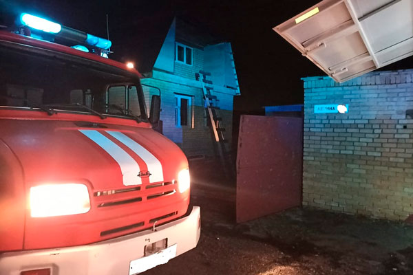 Накануне вечером под Каменском-Уральским сгорела баня