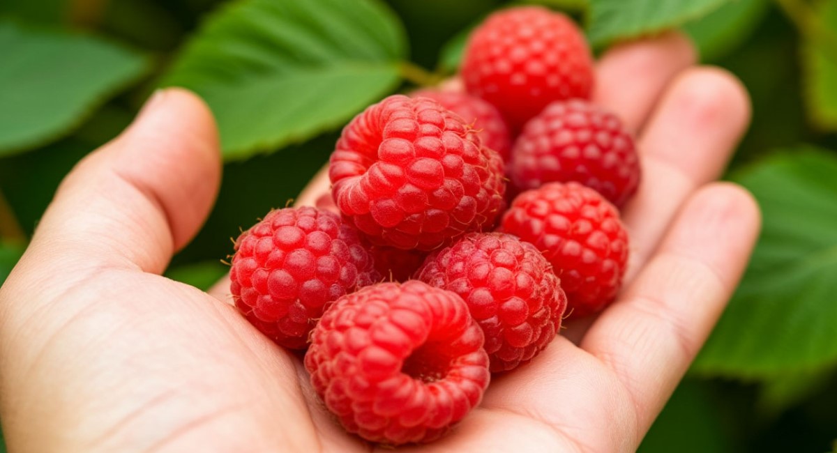 2 ложки на 1 литр под куст в марте — и малина завалит крупными ягодами: любимый лайфхак за копейки