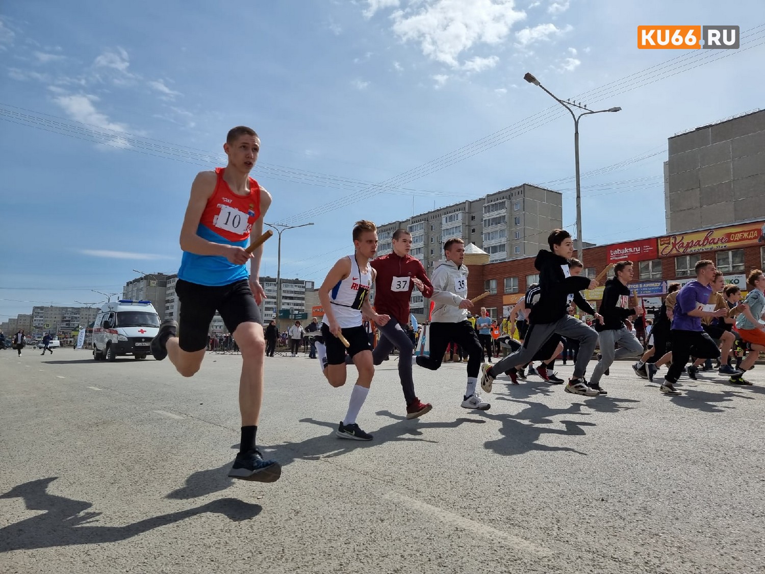 В Каменске-Уральском состоялась легкоатлетическая эстафета «Весна Победы – 2022»